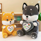 Hug Heart Husky Plush Toy