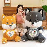 Hug Heart Husky Plush Toy