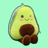 Adorable Avocado Kawaii Plush Pillow