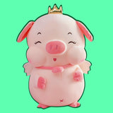 Cute Angel Pig with crown