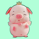 Cute Angel Pig with crown