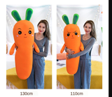 Carrot Vegetable Soft Stuffed Plush Pillow Toy